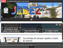 Tablet Screenshot of diariojerez.es